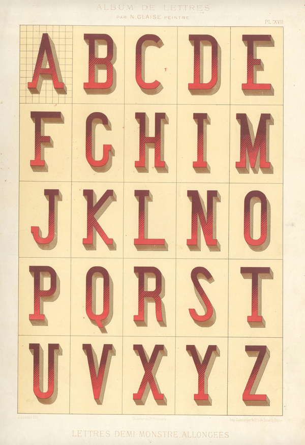 Alphabets_7 #alphabet #vintage #dimension #typography