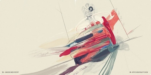 Graphic-ExchanGE - a selection of graphic projects #archer #illustration #andrew