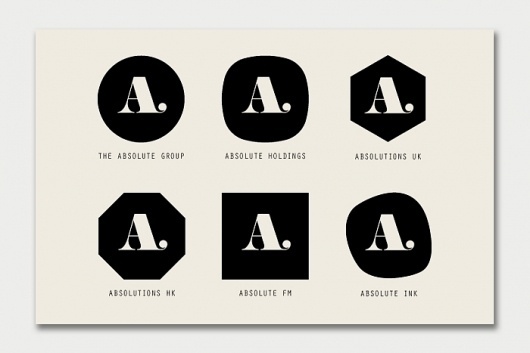 The Absolute Group identity - DRY UK Ltd #logo #identity #branding