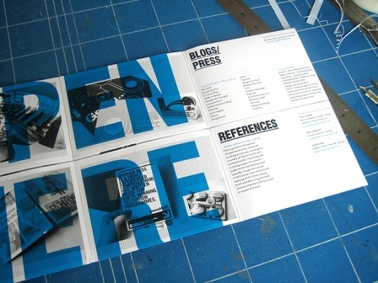 Effektive CV/Poster Mailer on the Behance Network #3tone #design #multiply