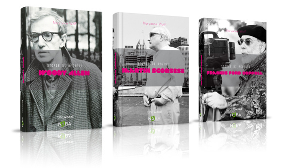 Director's stories - Book Series - Cover Design #francis #coppola #ford #design #book #directors #cover #woody #scorsese #allen #caselli #anna #martin