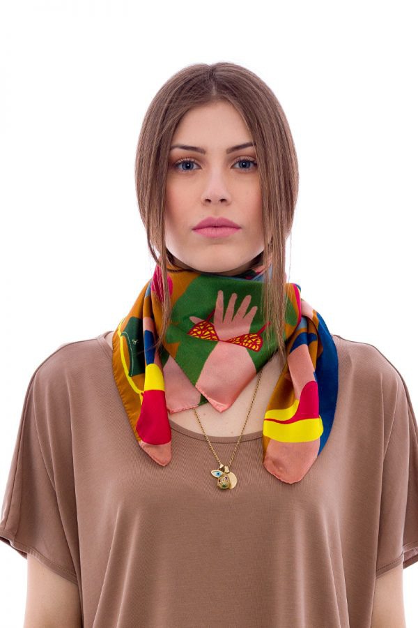 Silk Scarf Pedro by rima Lyma | MANTILITY