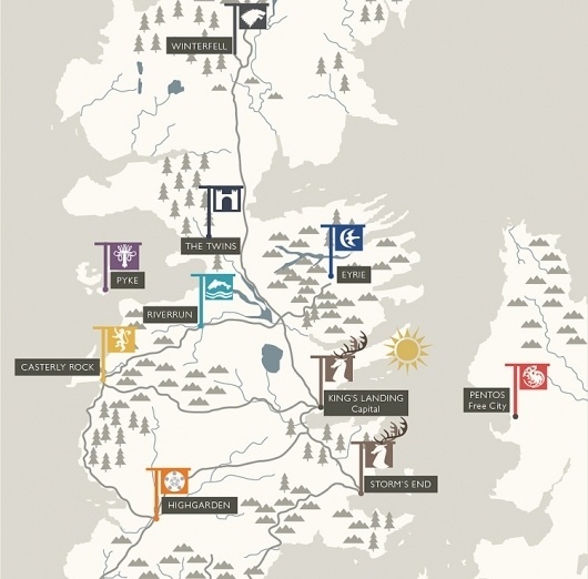 Infographic Of The Day: Who The Hell Are All These People On #hbo #of #infographic #game #thrones