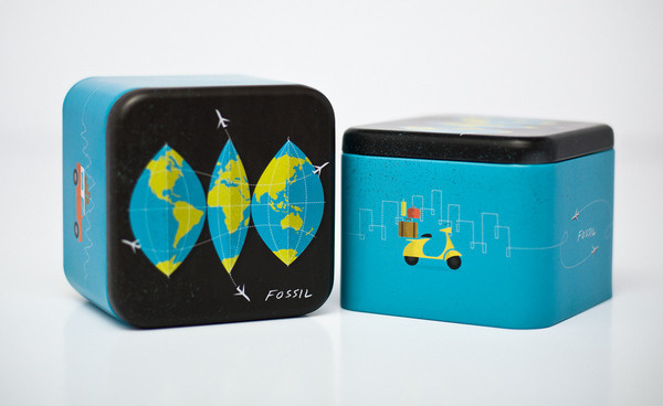 Brent Couchman Design #packaging #illustration #fossil #couchman