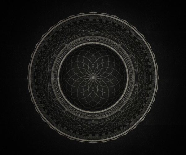 Inner space on Behance #branco #mandala #white #black #and #e #preto