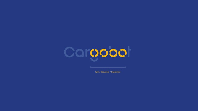 Cargobot - Mindsparkle Mag Hachetresele designed Cargobot's identity, which is inspired by classical modernism. His functionalist personality alludes to the simplicity of movement as the main identity axis. #logo #identity #branding #design #color #photography #graphic #design #gallery #blog #project #mindsparkle #mag #beautiful #portfolio #designer