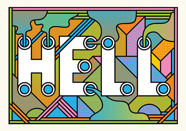 Hell #super #mundane #typography