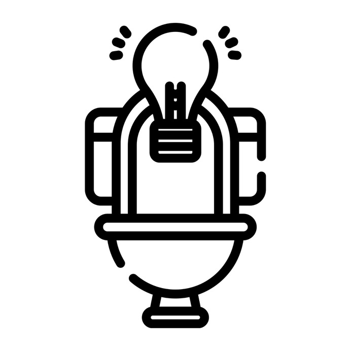 See more icon inspiration related to bathroom, wc, invention, miscellaneous, idea, electronics, place, furniture, electricity, light bulb, illumination and technology on Flaticon.