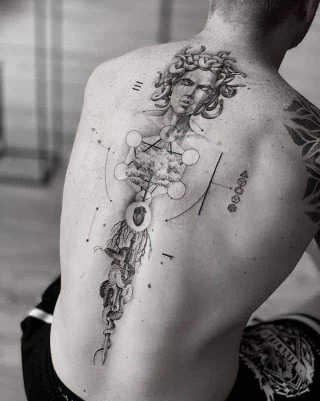 25 Beautiful Spine Tattoos - Body Artifact