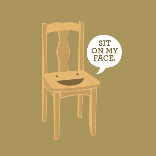 Illustrations : Greg Christman | Portfolio #sit #chair #my #on #face