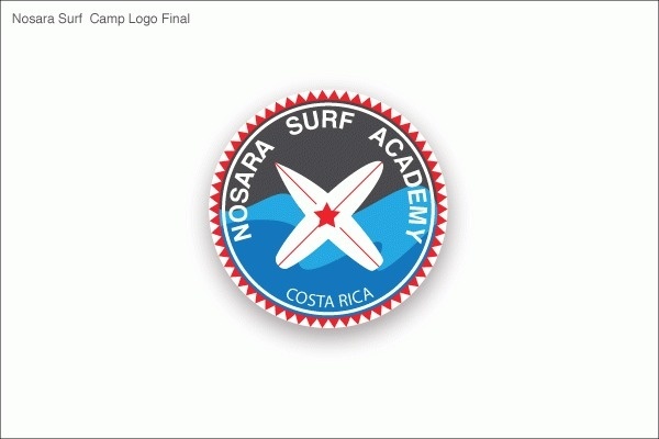 Logos #badge #surf #costarica #board #design #graphic #veronica #academy #nosara #velasquez #logo