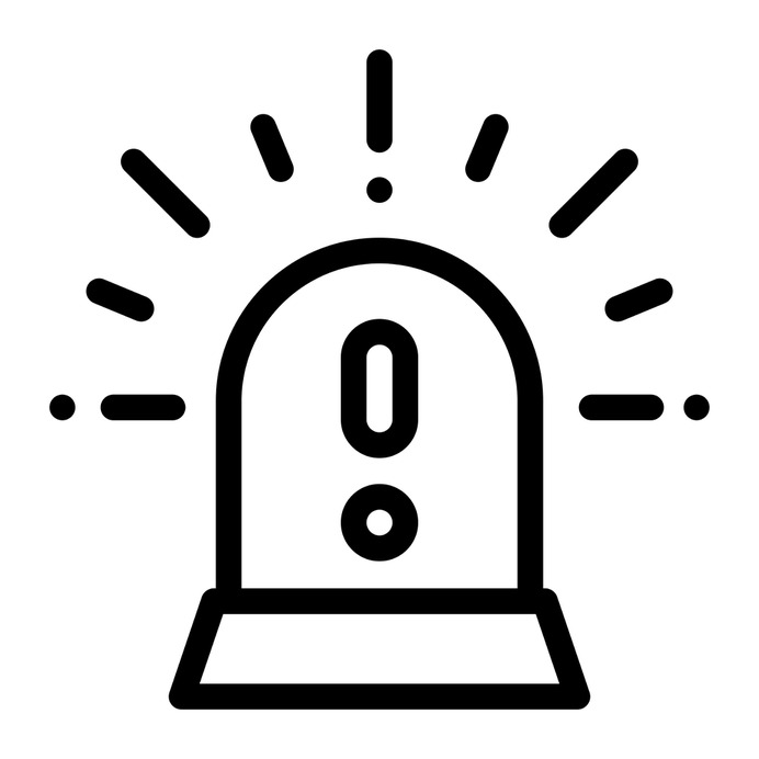 See more icon inspiration related to alarm, alert, danger, urgent, Siren, light, flashlight, Tools and utensils, miscellaneous, police, warning, emergency and security on Flaticon.