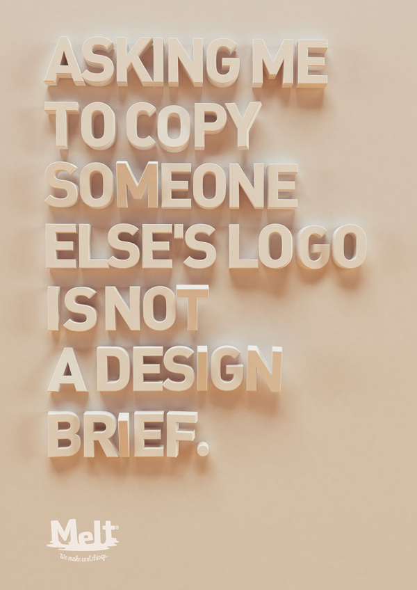 The Rules. on Behance #typo #copy