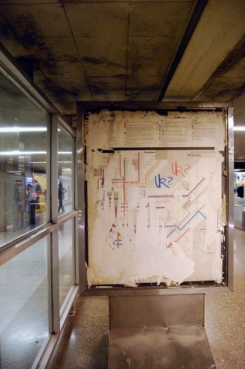 Vignelli exposed | Soulellis #vignelli #map #subway #vintage #nyc