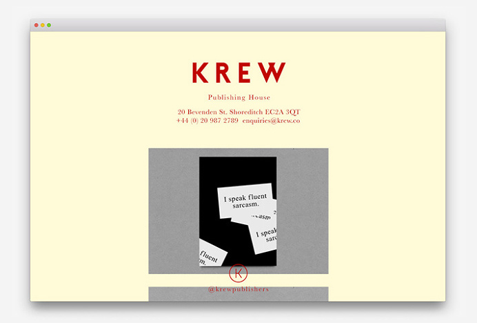 Krew by Family #web design #website