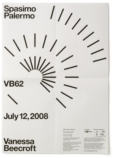 Vanessa Beecroft VB62 - Experimental Jetset #white #experimental #black #geometric #poster #and #jetset
