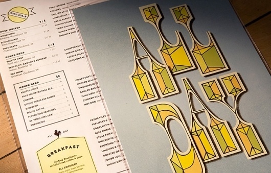 Art of the Menu: Teplitzky's #menu #typography
