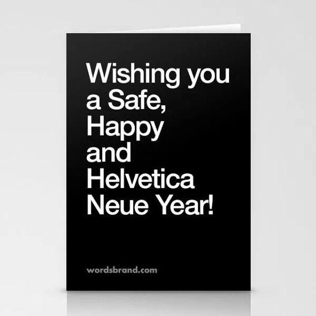 Thanks for making this past year so awesome and here's to one Helvetica of a 2015! :) Cheers. WORDSBRAND.COM #year #white #typography #black #holiday #and #helvetica #new