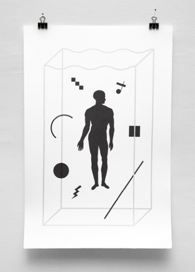 Ill Studio - Diving Club #white #screenprint #black #illustration #diving #poster #and #ill #club