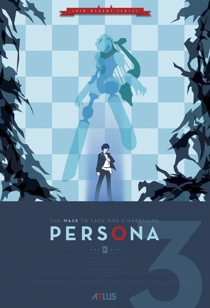 Persona 3 Art Print by Phil Giarrusso | Society6 #illustration #vector #gaming