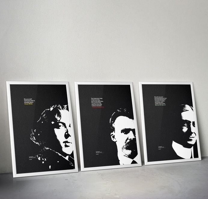 Limited edition prints by Alex Szabo-Haslam Check them on Kickstarter https://www.kickstarter.com/projects/szabohaslam/great-minds-philosoph #print #design #kickstarter #quotes