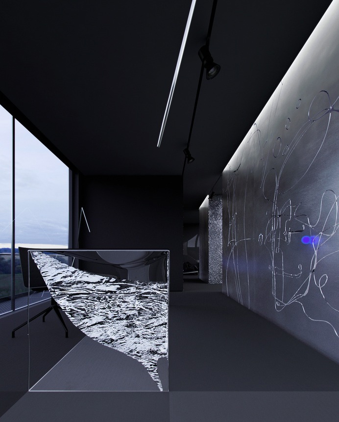 BZF, IH_blackjam, black interior, #architecture #minimalist #minimal #minimalism #black