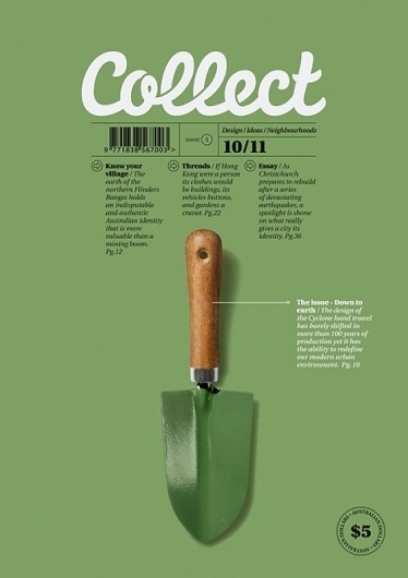 Collect Magazine - Creative Journal #modern #publication #clean #cover #magazine