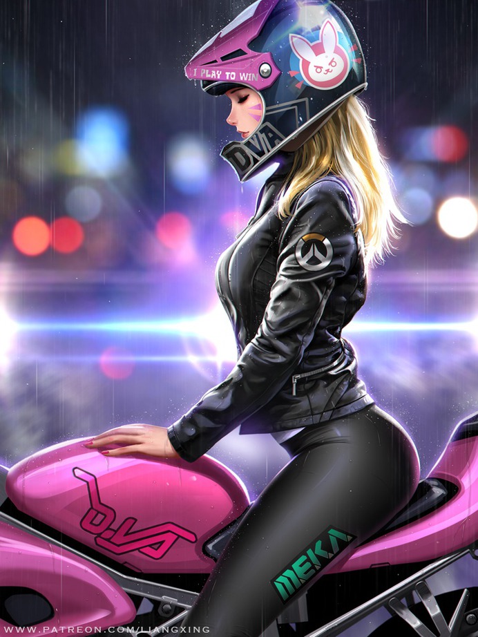 D.va's daily life by Liang-Xing