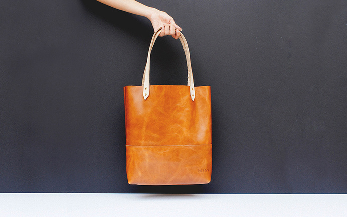 Miau Goods #tote #goodies #raw #goods #handmade #leather #bag