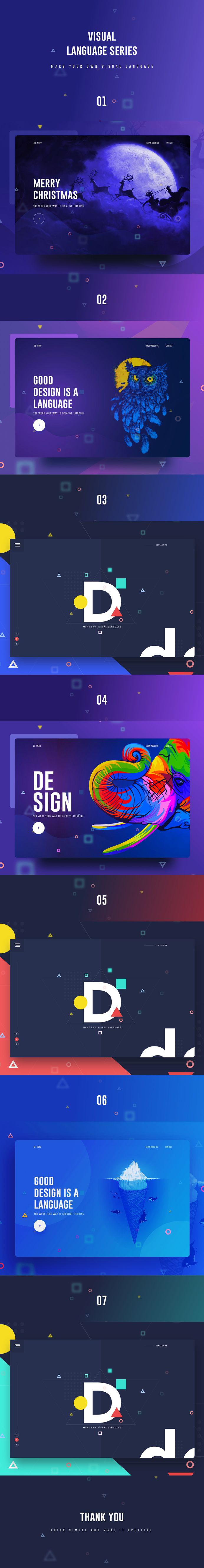 Visual Language on Behance