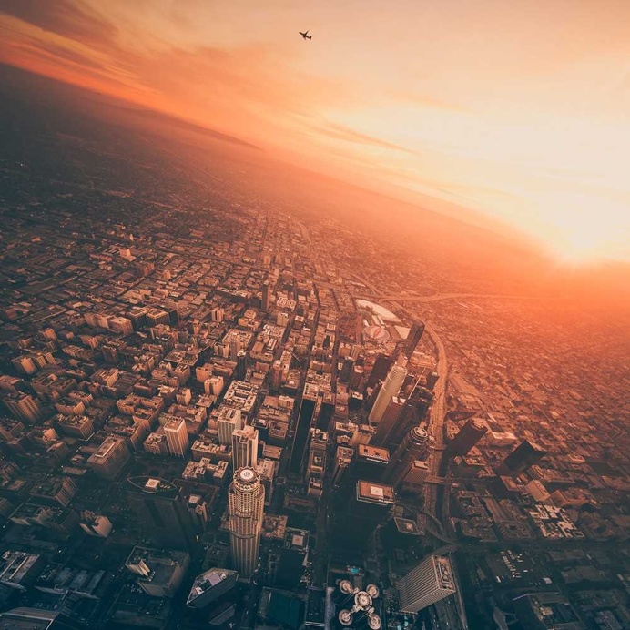 Dylan Schwartz Captures Stunning Sky-High Photos of Los Angeles