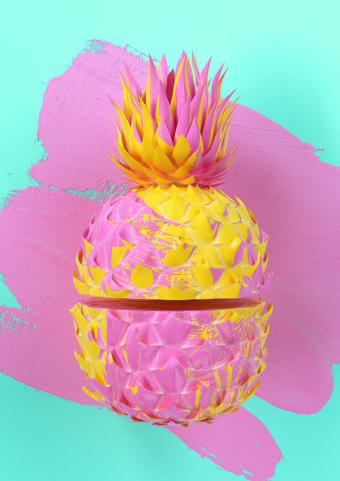 Neon Painted Object Art is a series of CG illustrations by New York-based artist, Ben Fearnley, using objects as a painted canvas. Check out more of the series and more of the most beautiful designs on mindsparklemag.com