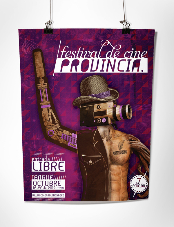 +++FESTIVAL DE CINE PROVINCIA+++ on Behance #collage