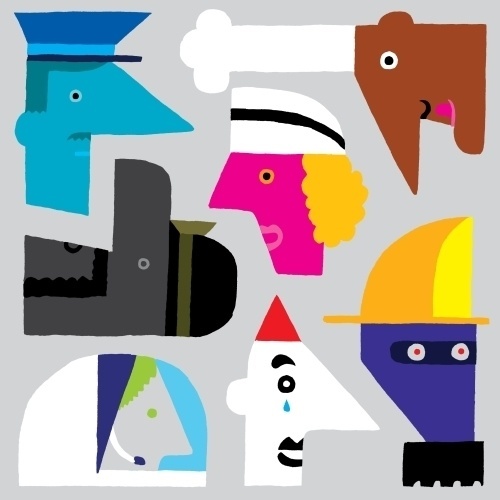 polska ilustracja dla dzieci #profession #illustration #faces #people