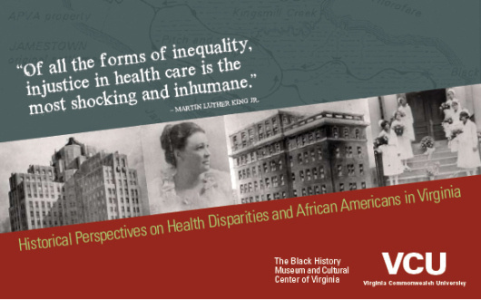 VCU Health Disparities Postcard #print #design #collateral #postcard