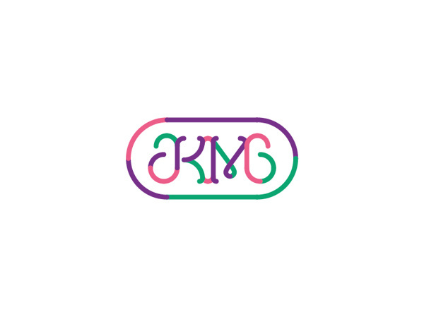KURKU MURA on Behance #logotype #lettering #km #design #logo #cool