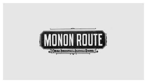 Railroad company logo design evolution #railroad #logo #1901 #monon