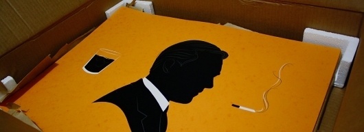 Don Draper Stands Alone #screen #print #draper #don