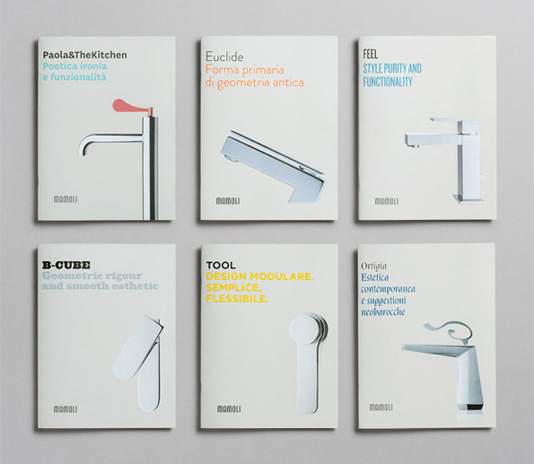 LS Graphic Design make taps sexy with their brochures for Mamoli #design #graphic
