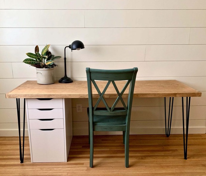 Mid-Century Modern Desk - Cedar