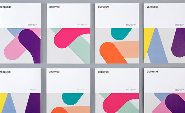 It's Nice That : Graphic Design: Bunch create great identity for Croatian print studio Cervoski #virseliai #temos isskyrimas #spalvos
