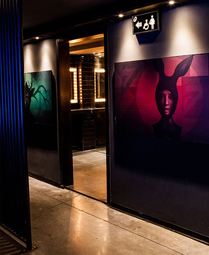 Cool Industrial Rustic Decor of Forum Club - #bar, bar, #restaurant, restaurant,