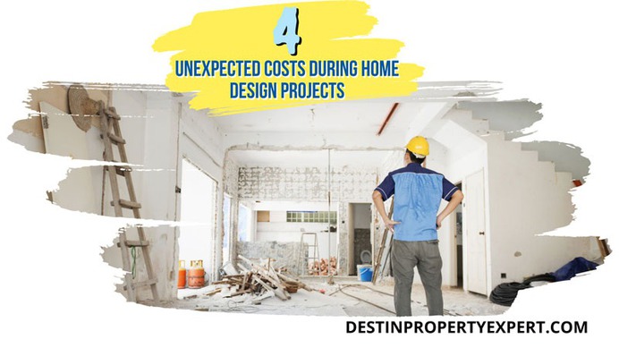 Unexpected costs during home design projects