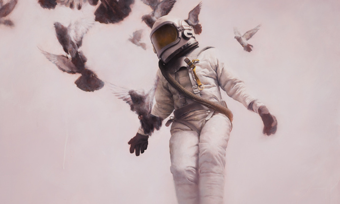 The cosmonaut by Jeremy Geddes