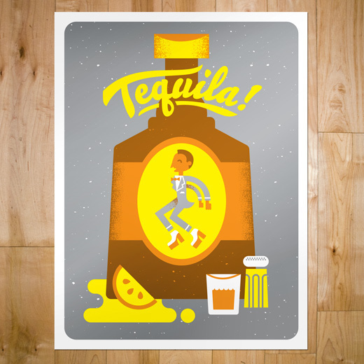 art prints : bandito design co. #illustration #alcohol #poster