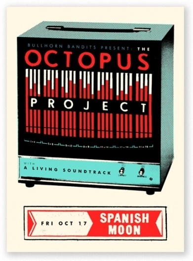 SCOTT CAMPBELL #octopus #retro #project #poster