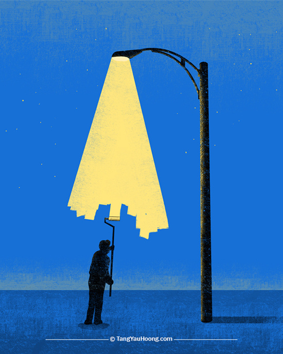 Light-Painter #illustration