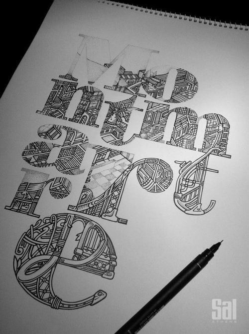 Montmartre by Sal Athens #typography