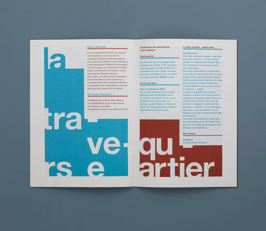 David Mamie & Nicola Todeschini #typography #layout #spread