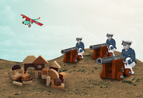 never forget play #illustration #collages #surrealism #surreal